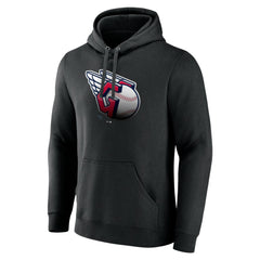 Cleveland Guardians Midnight Mascot Pullover Hoodie - Black