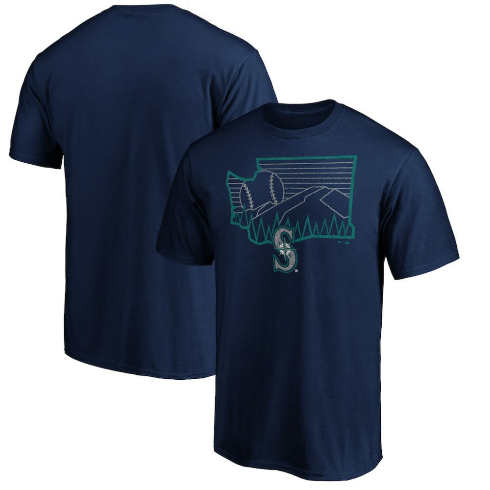 Seattle Mariners Team Adrenaline T-Shirt - Navy