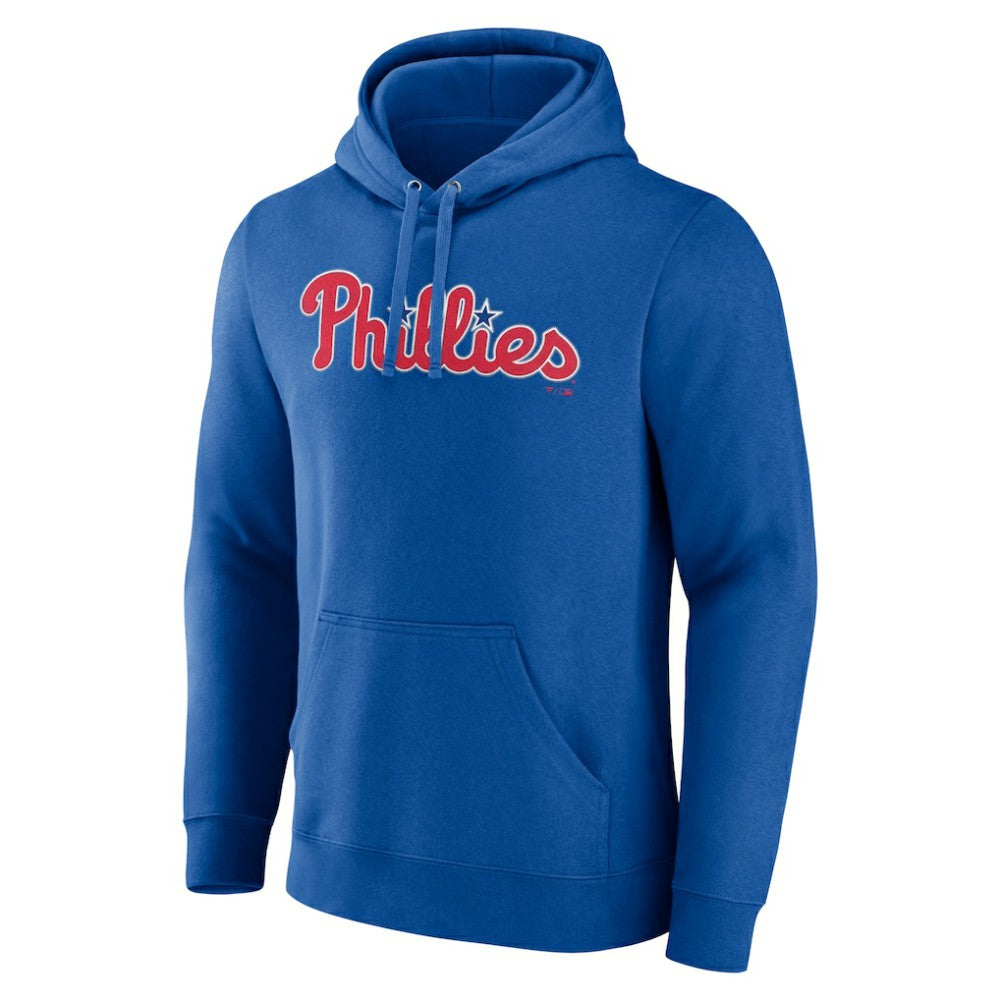 Philadelphia Phillies Official Wordmark Pullover Hoodie - Royal