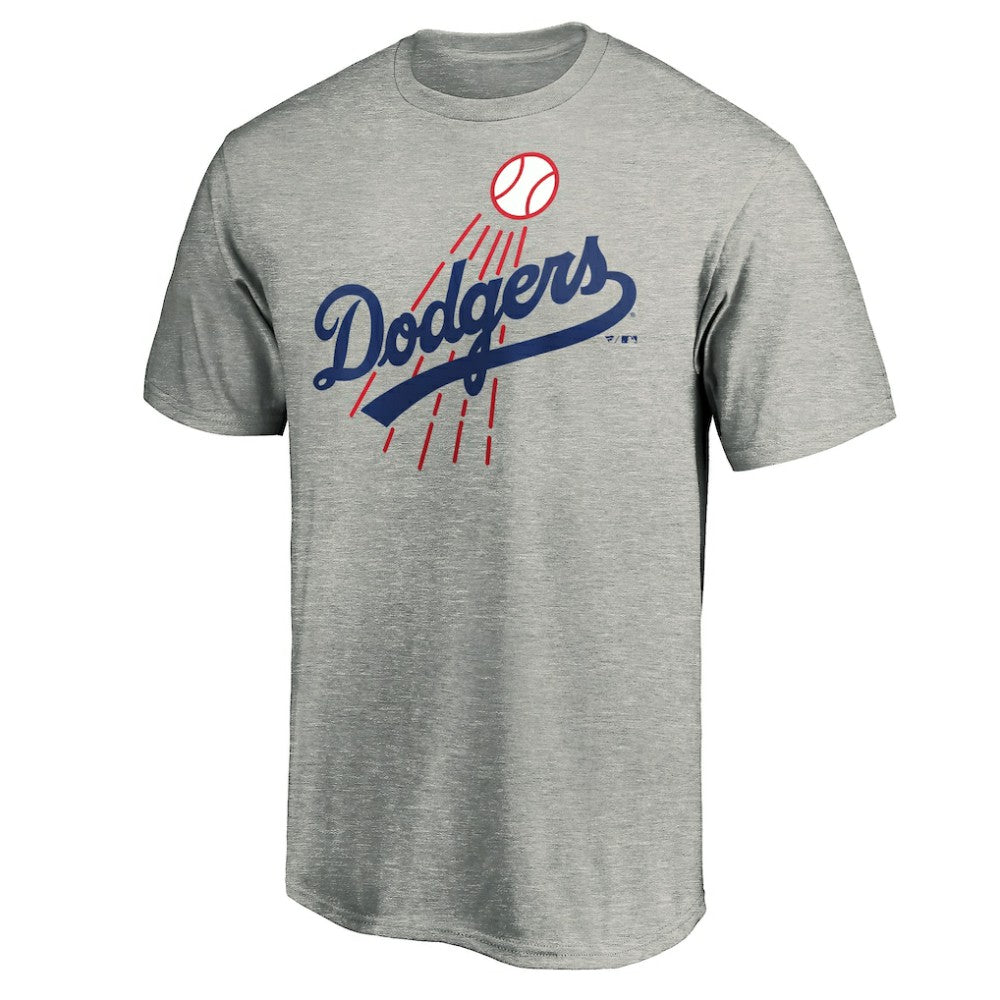 Los Angeles Dodgers Cooperstown Collection Huntington T-Shirt - Heather Gray