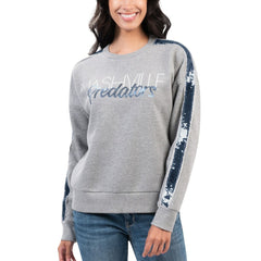 Nashville Predators G-III 4Her by Carl Banks Women's Penalty Box Pullover Sweatshirt Gray