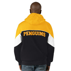 Pittsburgh Penguins Starter Power Forward Full-Zip Hoodie Black/Gold
