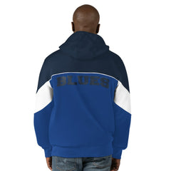 St. Louis Blues Starter Power Forward Full-Zip Hoodie Blue/Navy