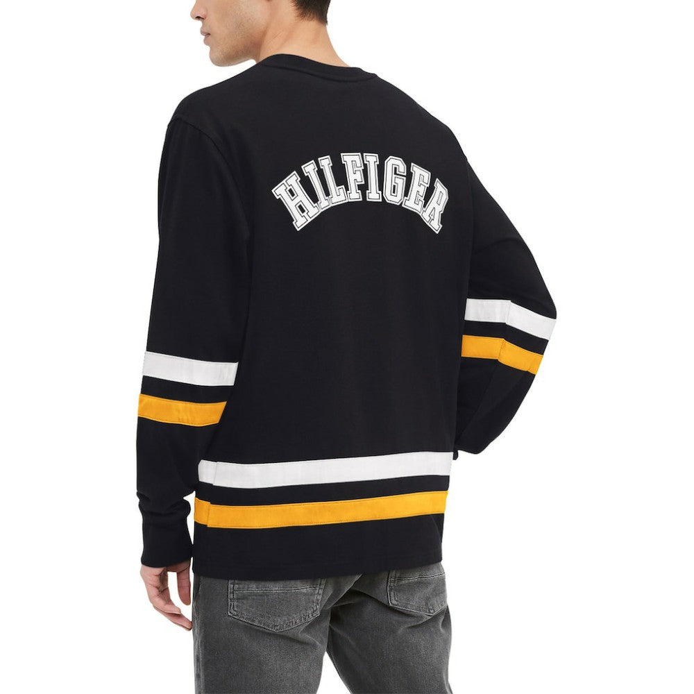 Boston Bruins Tommy Hilfiger Nolan Long Sleeve T-Shirt Black