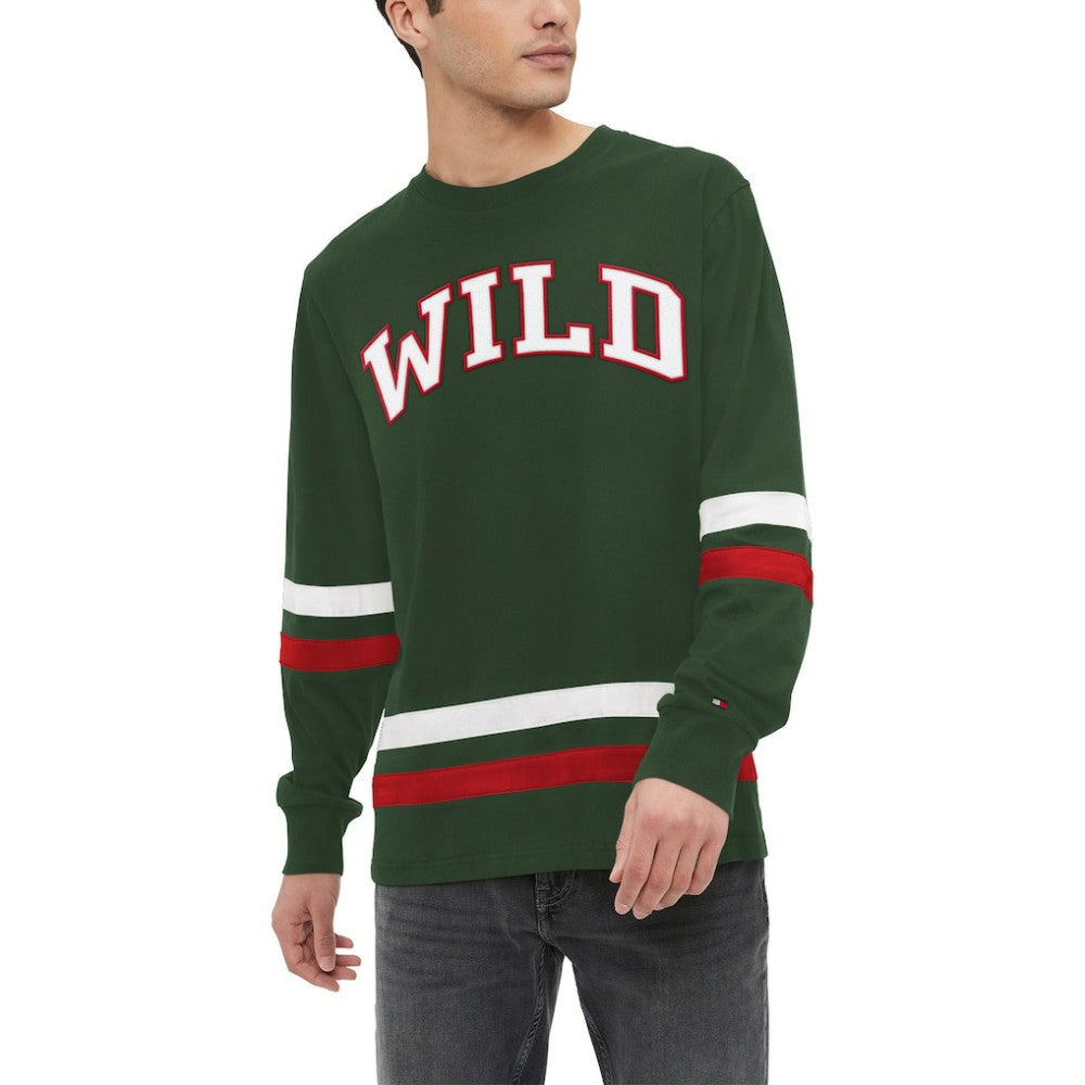 Minnesota Wild Tommy Hilfiger Nolan Long Sleeve T-Shirt Green