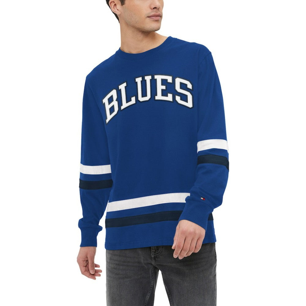 St. Louis Blues Tommy Hilfiger Nolan Long Sleeve T-Shirt Blue