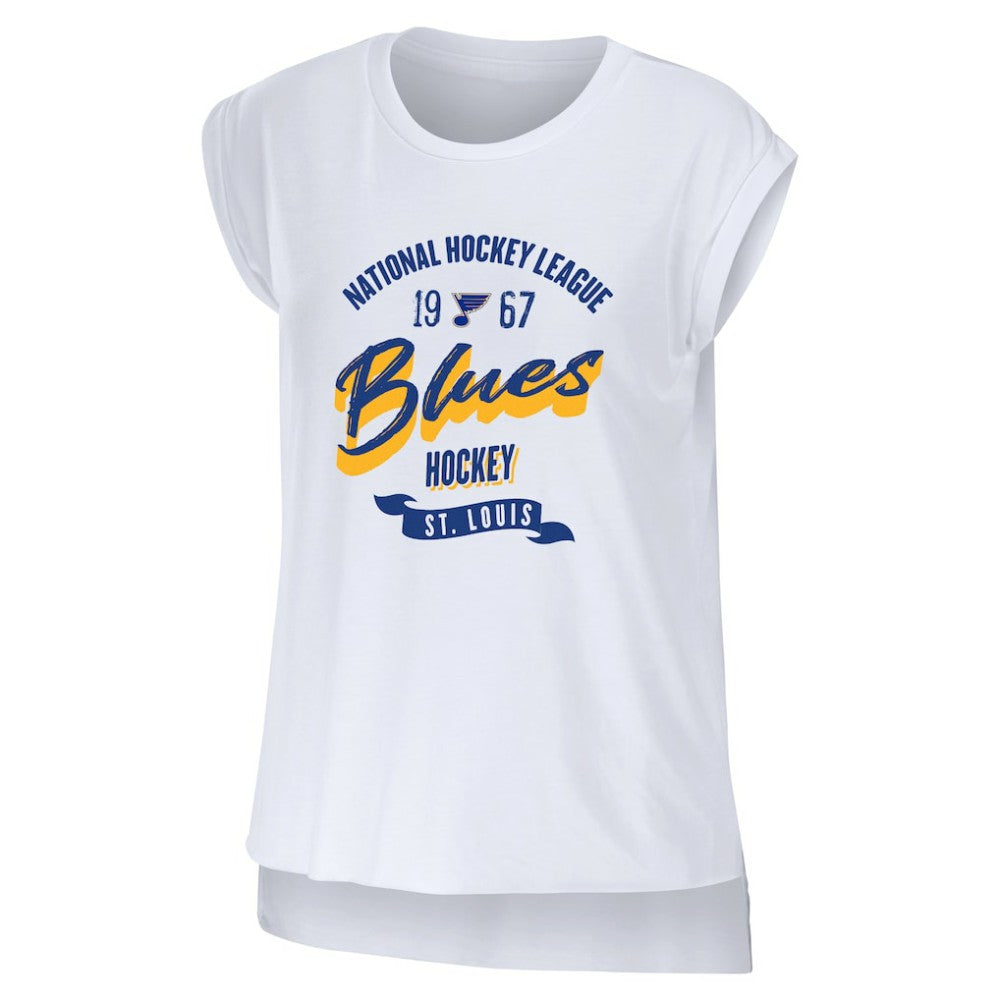 St. Louis Blues WEAR by Erin Andrews Women's Domestic Tank Top White