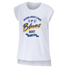 St. Louis Blues WEAR by Erin Andrews Women's Domestic Tank Top White