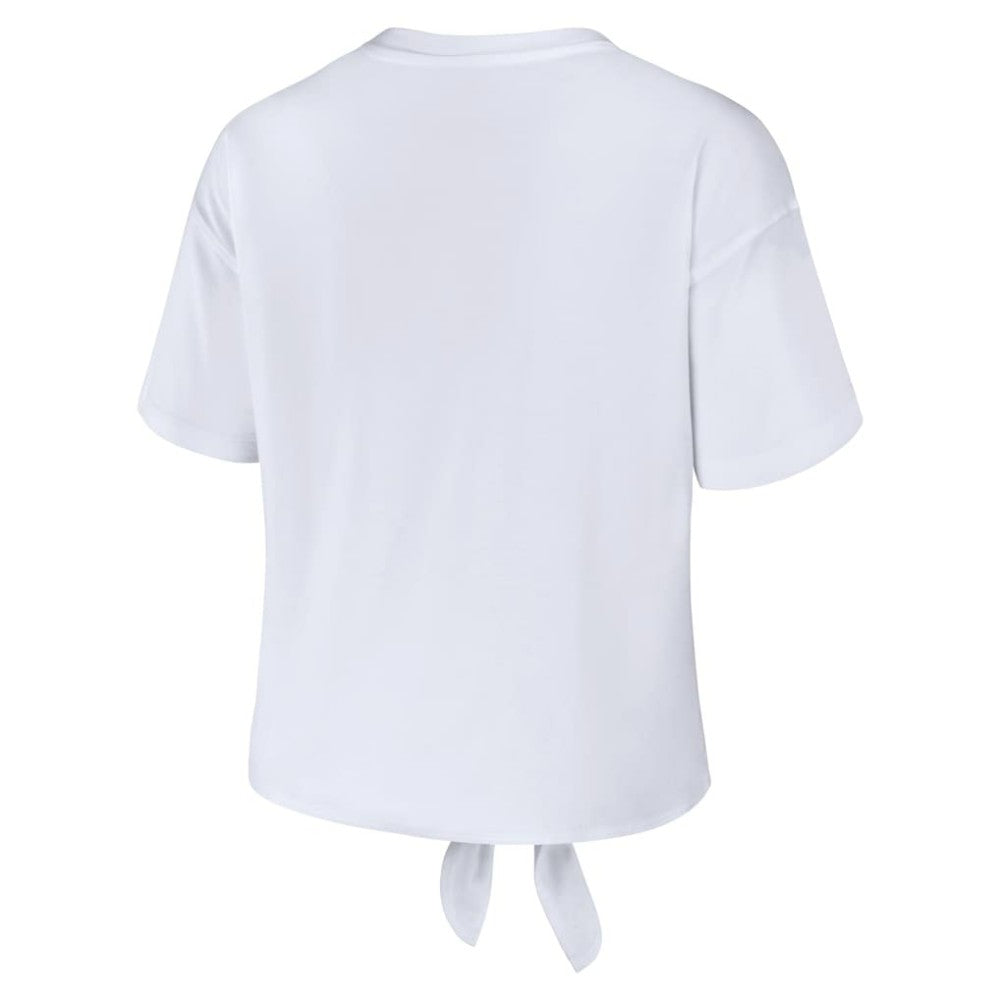 Seattle Kraken WEAR by Erin Andrews Women's Front Knot T-Shirt White