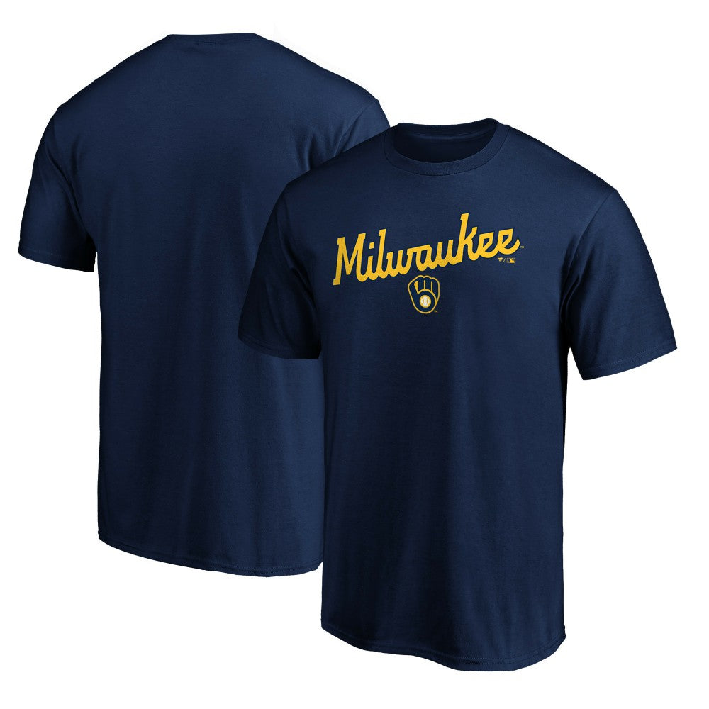 Milwaukee Brewers Series Sweep T-Shirt - Navy
