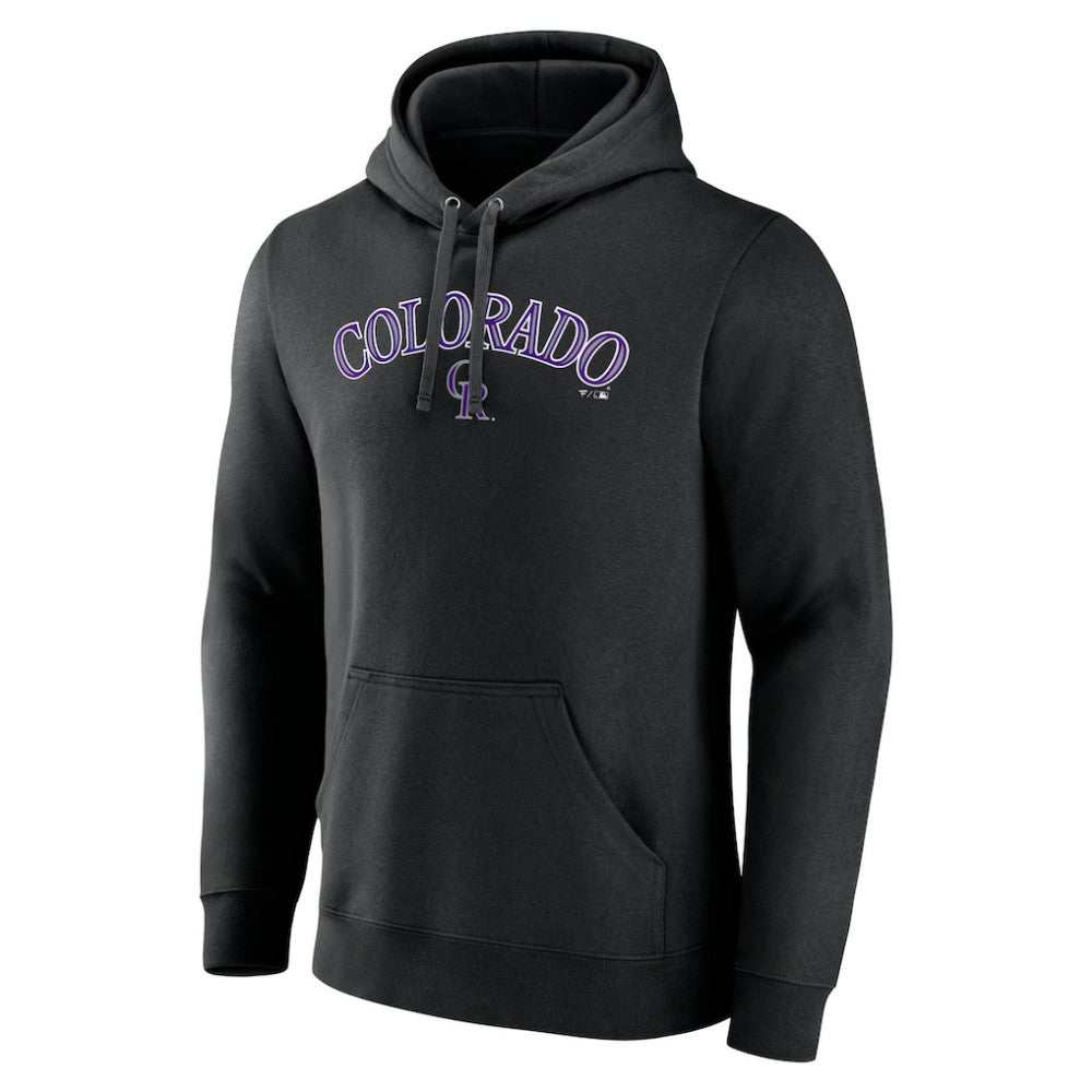Colorado Rockies Series Sweep Pullover Hoodie - Black
