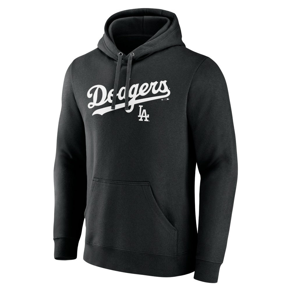 Los Angeles Dodgers Series Sweep Pullover Hoodie - Black