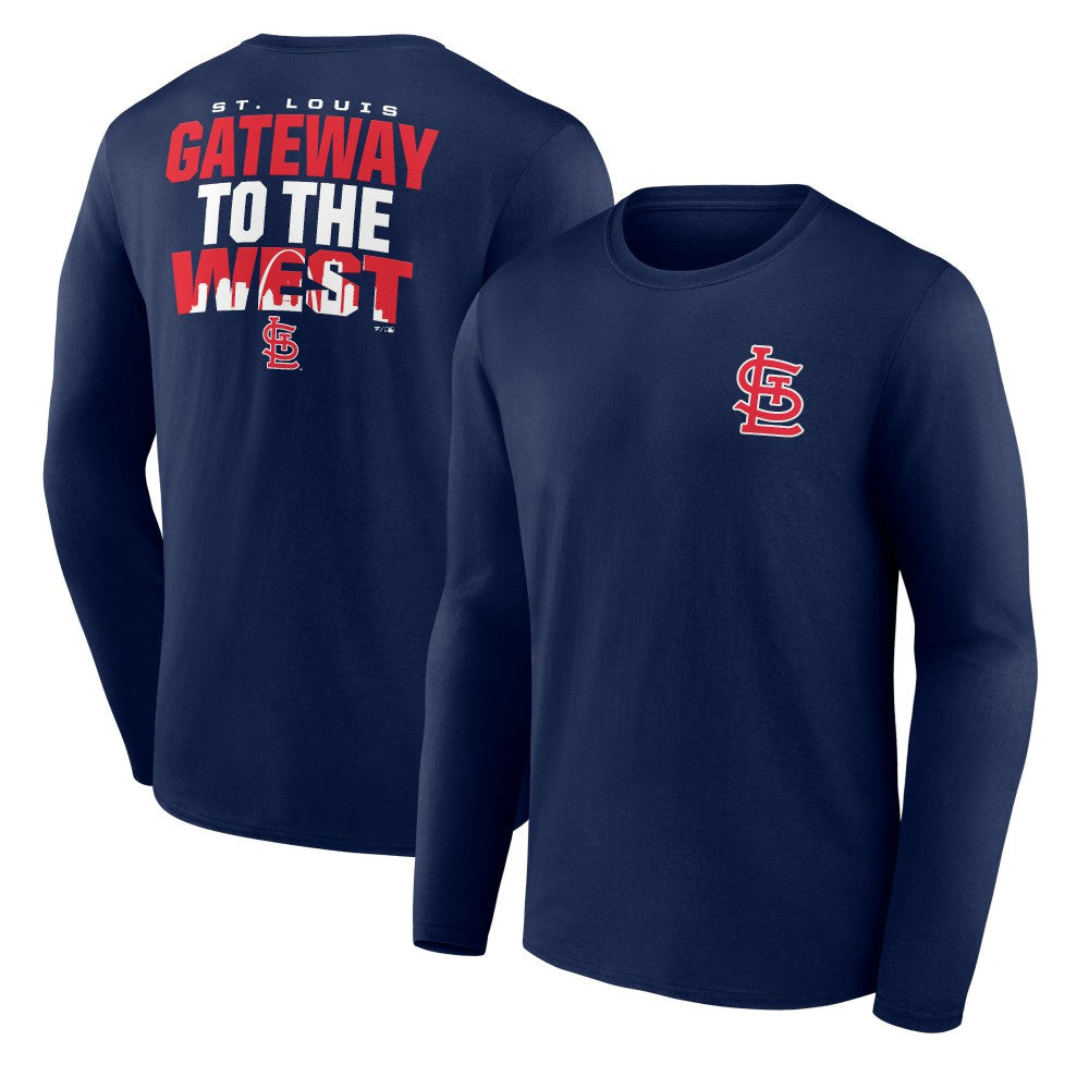 St. Louis Cardinals Hometown Collection Gateway Long Sleeve T-Shirt - Navy