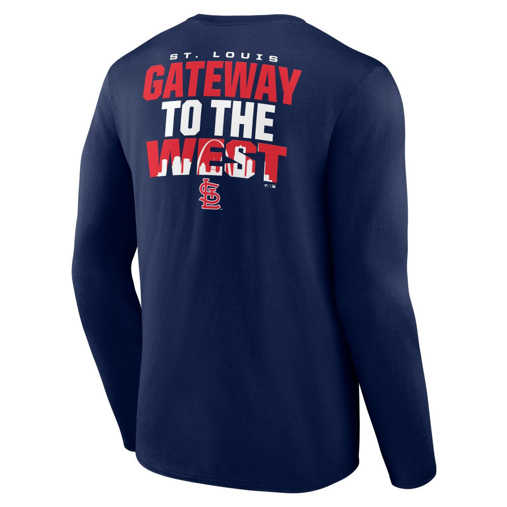 St. Louis Cardinals Hometown Collection Gateway Long Sleeve T-Shirt - Navy