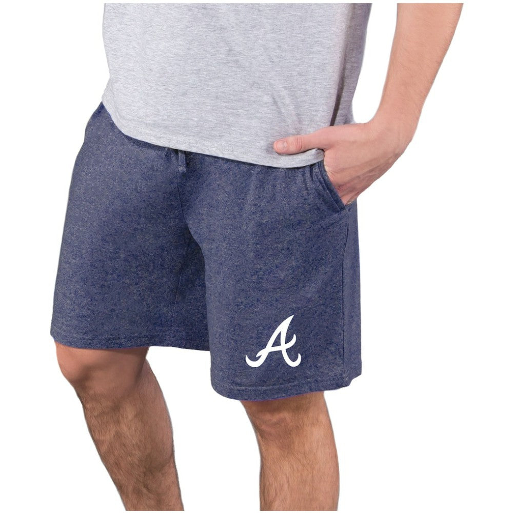 Atlanta Braves Concepts Sport Quest Knit Jam Shorts - Navy