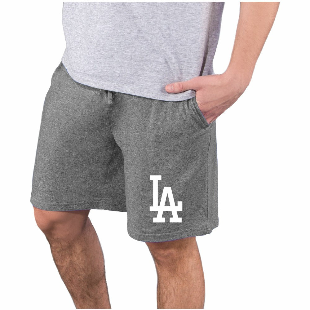 Los Angeles Dodgers Concepts Sport Quest Knit Jam Shorts - Charcoal