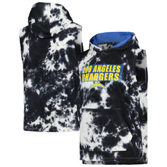 Los Angeles Chargers MSX by Michael Strahan Resistance Sleeveless Pullover Hoodie - Black sale