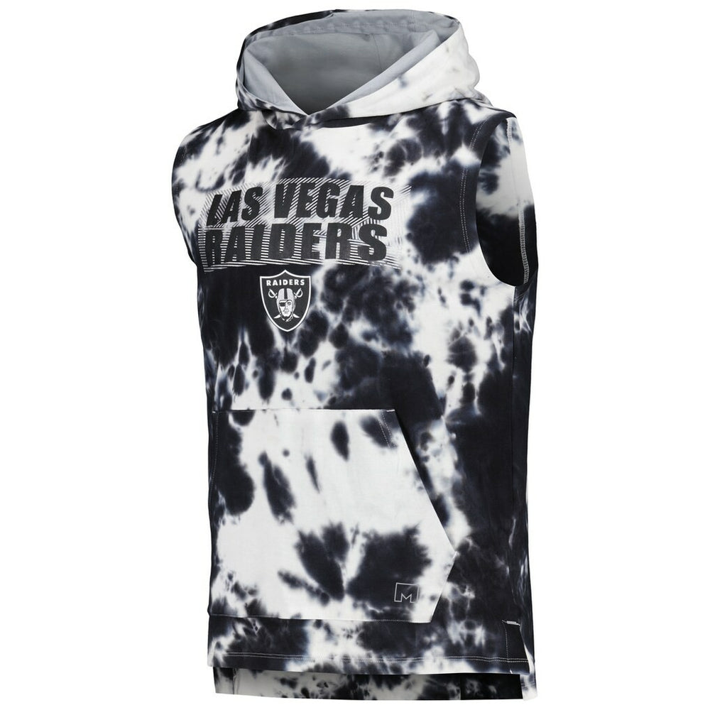 Las Vegas Raiders MSX by Michael Strahan Resistance Sleeveless Pullover Hoodie - Black on sale