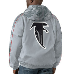 Atlanta Falcons Starter Thursday Night Gridiron Throwback Full-Zip Jacket - Gray online