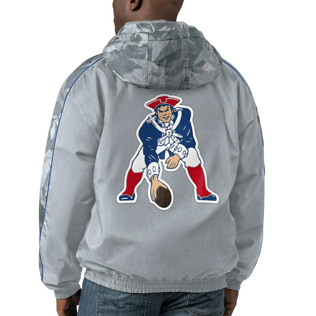New England Patriots Starter Thursday Night Gridiron Throwback Full-Zip Jacket - Gray online