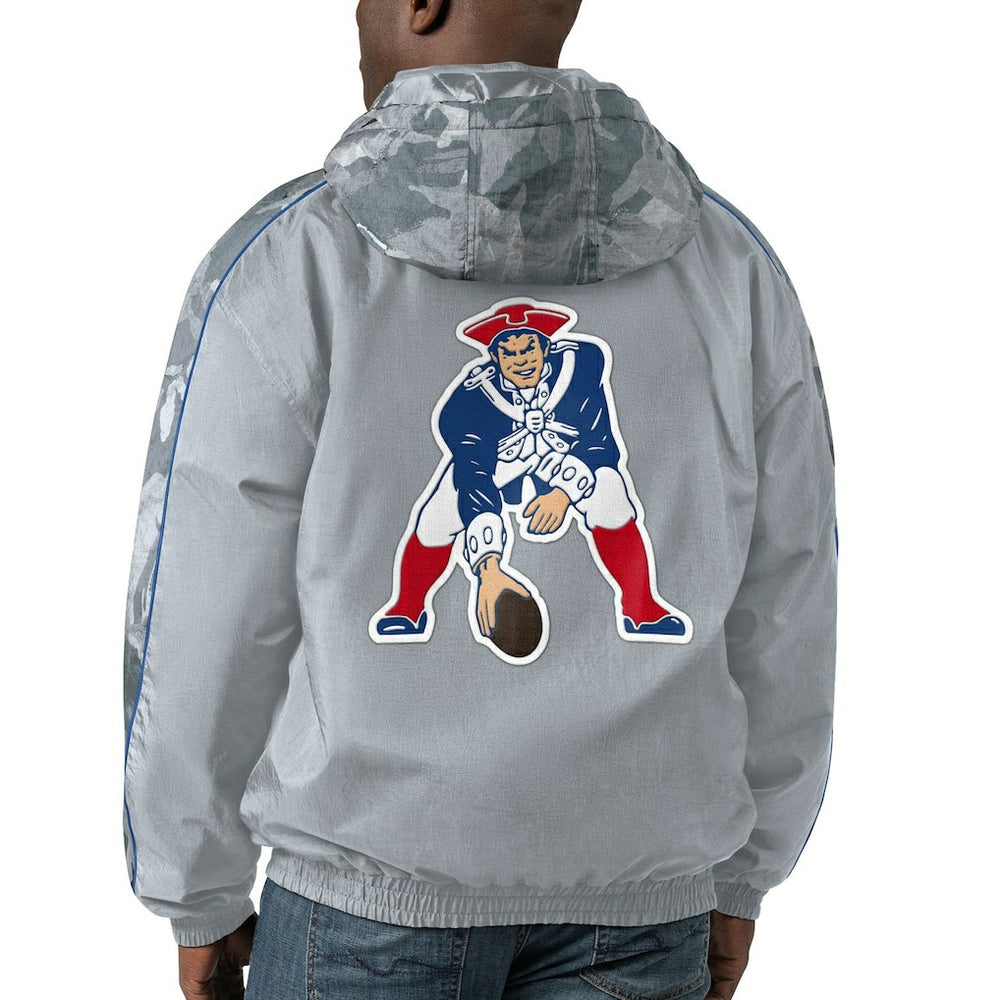 New England Patriots Starter Thursday Night Gridiron Throwback Full-Zip Jacket - Gray online