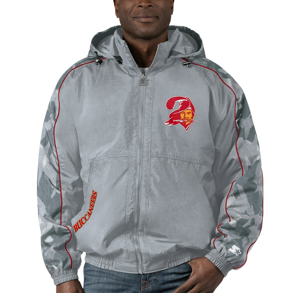Tampa Bay Buccaneers Starter Thursday Night Gridiron Throwback Full-Zip Jacket - Gray discount
