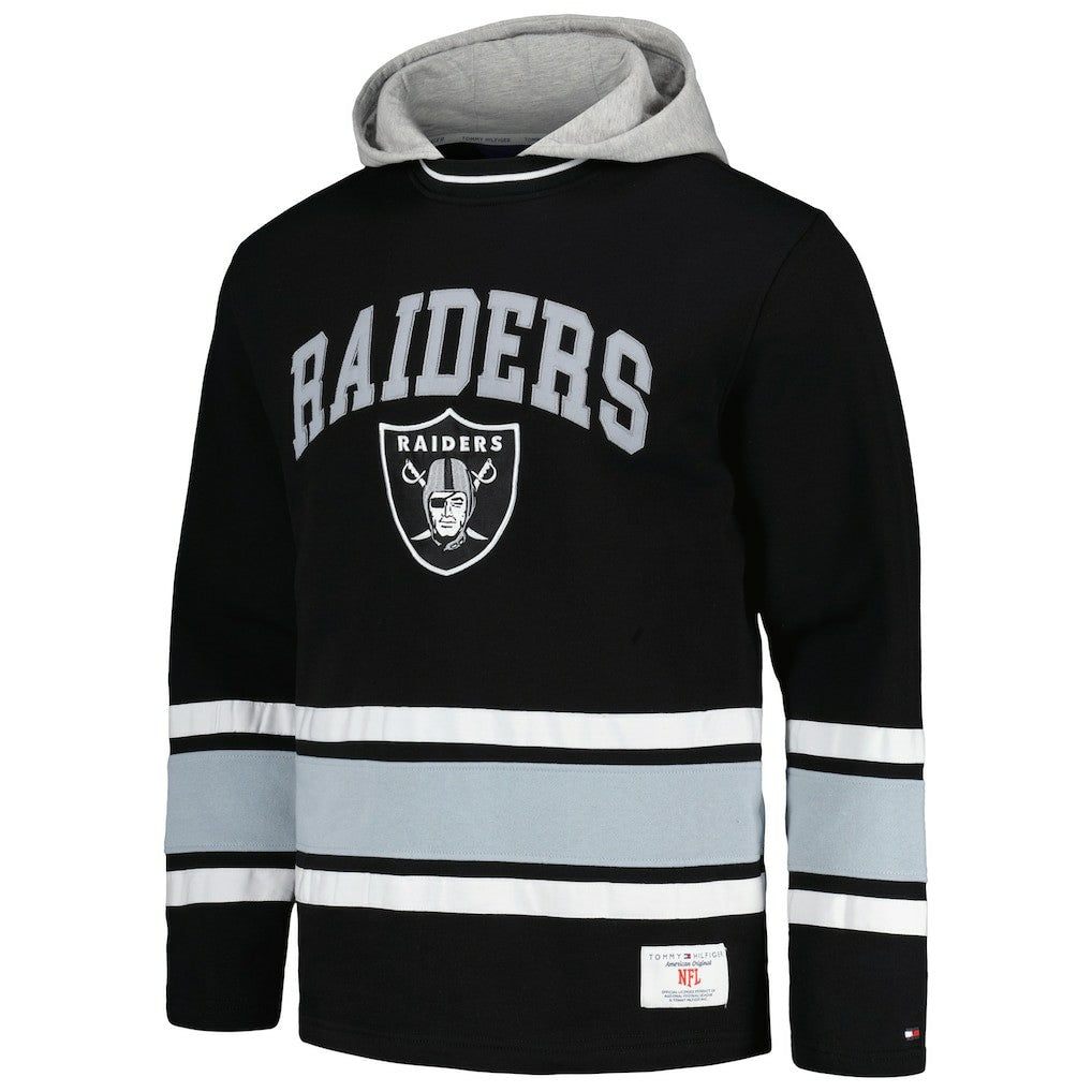 Las Vegas Raiders Tommy Hilfiger Ivan Fashion Pullover Hoodie - Black online