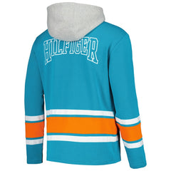 Miami Dolphins Tommy Hilfiger Ivan Fashion Pullover Hoodie - Aqua for sale