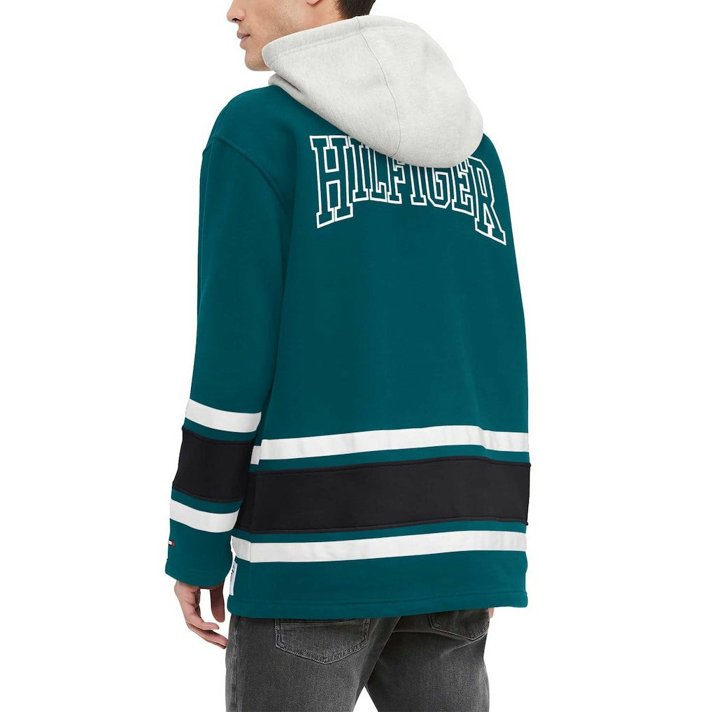 Philadelphia Eagles Tommy Hilfiger Ivan Fashion Pullover Hoodie - Midnight Green cheap
