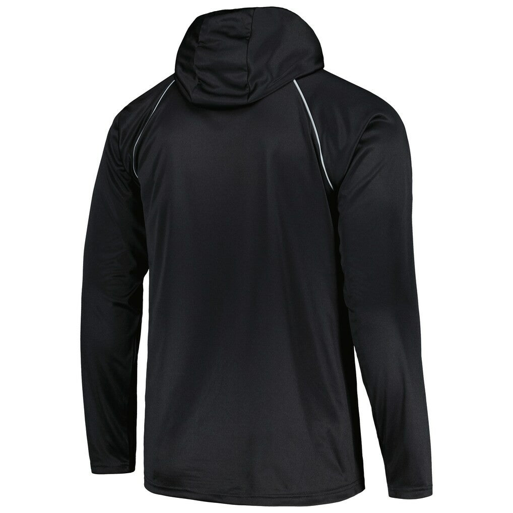 Las Vegas Raiders Starter Gridiron Classics Throwback Raglan Long Sleeve Hooded T-Shirt - Black online