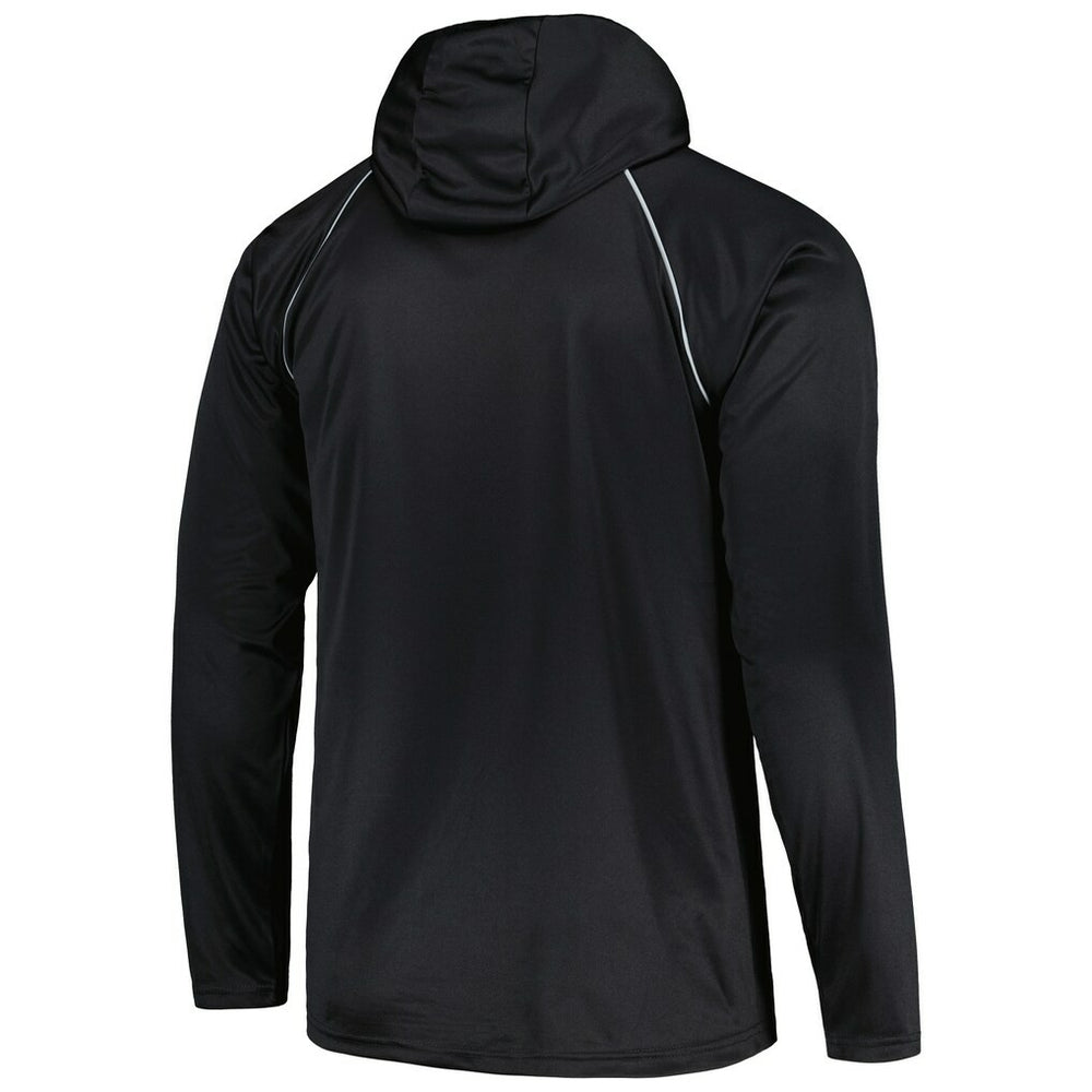 Las Vegas Raiders Starter Gridiron Classics Throwback Raglan Long Sleeve Hooded T-Shirt - Black online