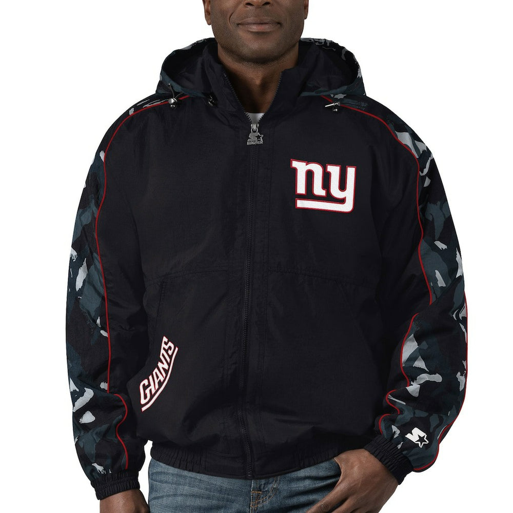 New York Giants Starter Thursday Night Gridiron Full-Zip Hoodie - Black outlet