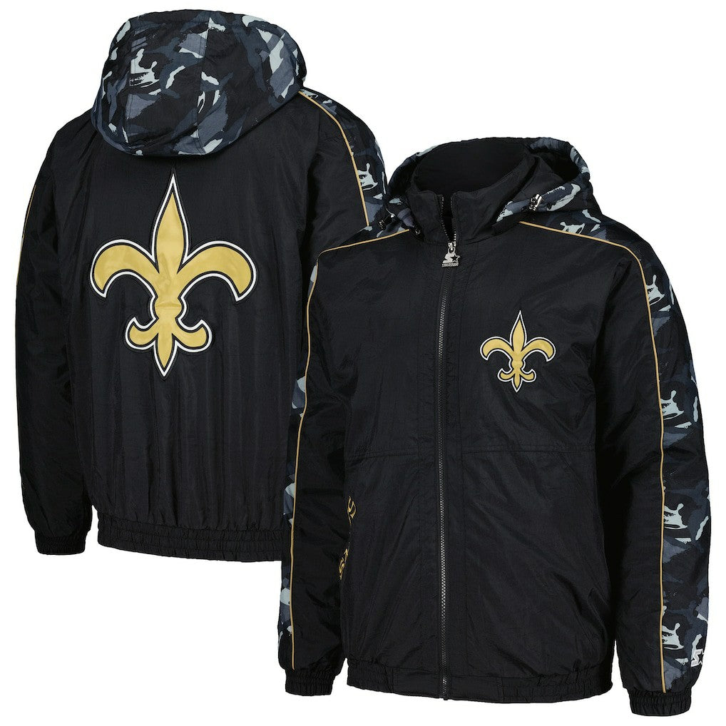 New Orleans Saints Starter Thursday Night Gridiron Full-Zip Hoodie - Black discount