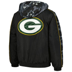 Green Bay Packers Starter Thursday Night Gridiron Full-Zip Hoodie - Black sale