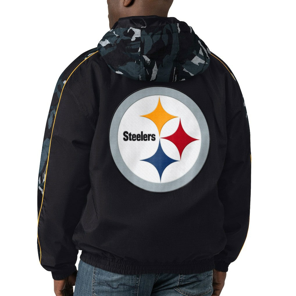 Pittsburgh Steelers Starter Thursday Night Gridiron Full-Zip Hoodie - Black for sale