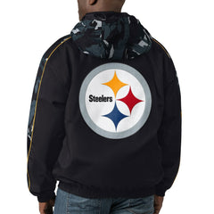 Pittsburgh Steelers Starter Thursday Night Gridiron Full-Zip Hoodie - Black for sale