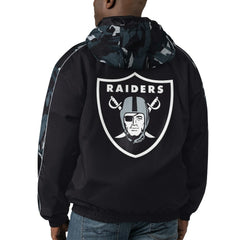 Las Vegas Raiders Starter Thursday Night Gridiron Full-Zip Hoodie - Black for sale