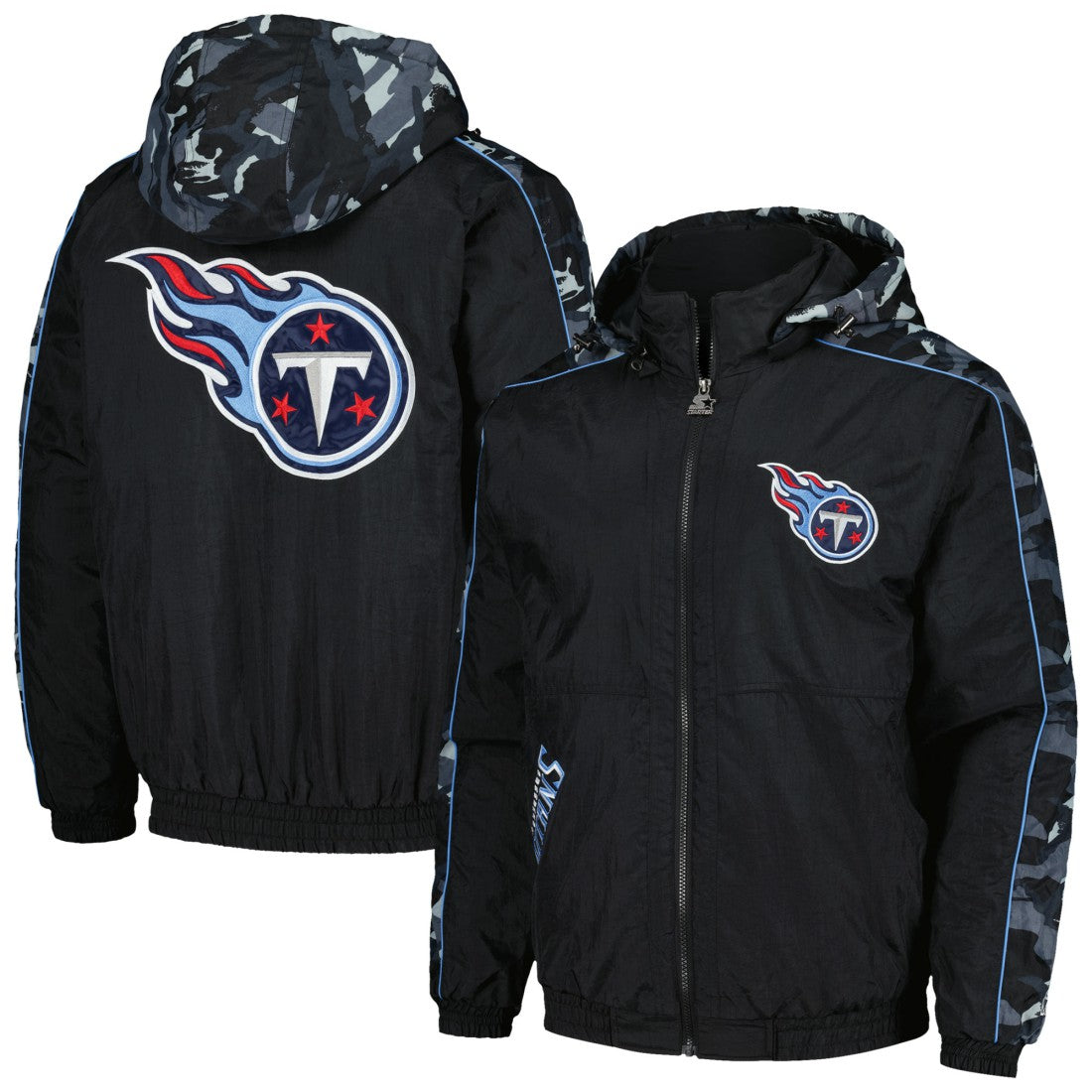 Tennessee Titans Starter Thursday Night Gridiron Full-Zip Hoodie - Black discount