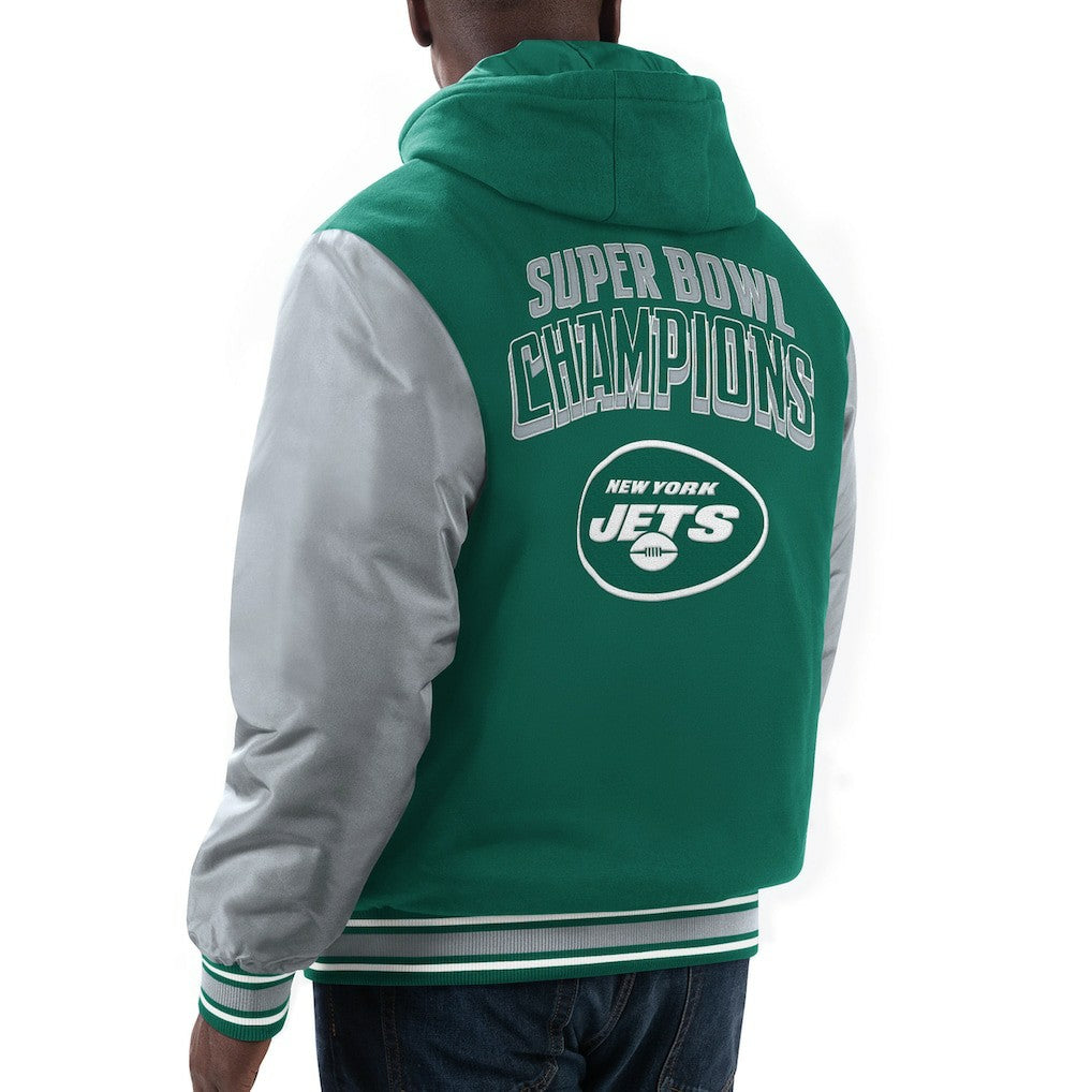 New York Jets G-III Sports by Carl Banks Player Option Full-Zip Hoodie - Green/Gray online