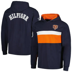 Chicago Bears Tommy Hilfiger Morgan Long Sleeve Hoodie T-Shirt - Navy online
