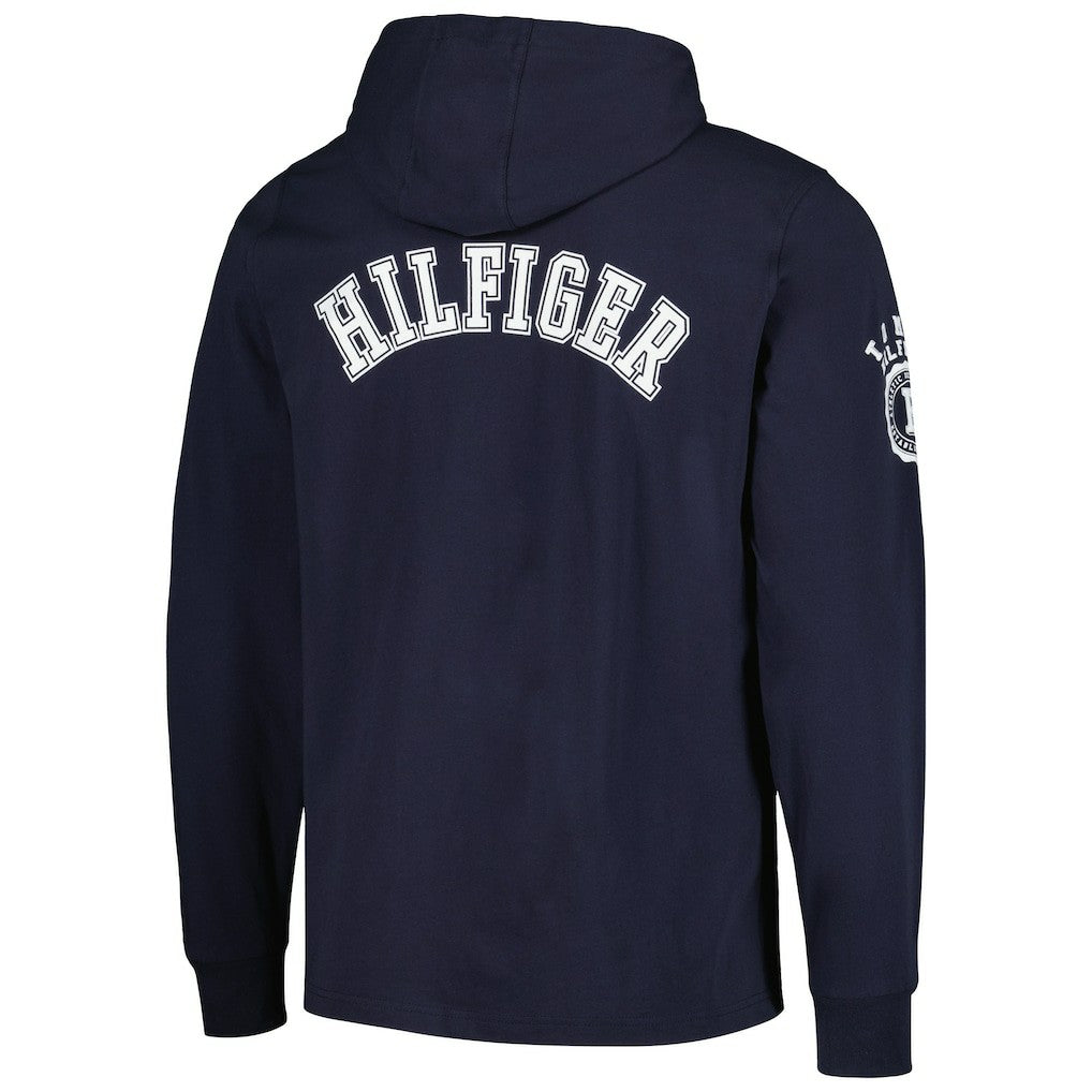 Chicago Bears Tommy Hilfiger Morgan Long Sleeve Hoodie T-Shirt - Navy online