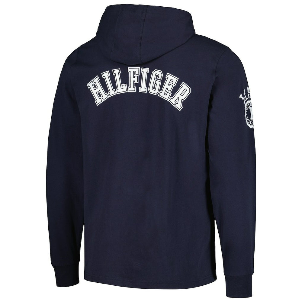 Chicago Bears Tommy Hilfiger Morgan Long Sleeve Hoodie T-Shirt - Navy online