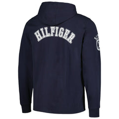 Chicago Bears Tommy Hilfiger Morgan Long Sleeve Hoodie T-Shirt - Navy online