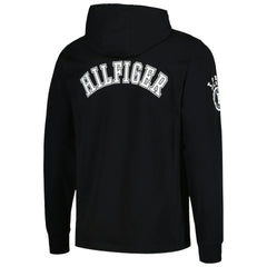 Cincinnati Bengals Tommy Hilfiger Morgan Long Sleeve Hoodie T-Shirt - Black on sale