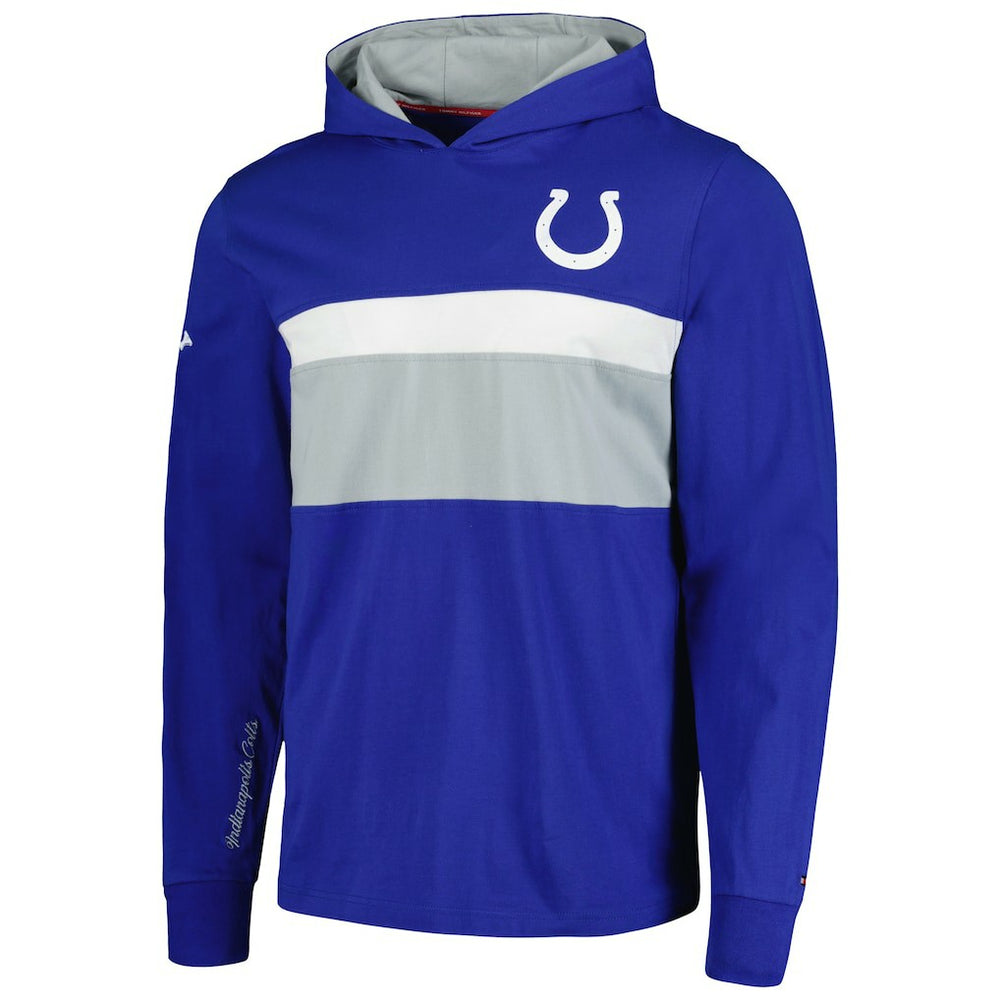Indianapolis Colts Tommy Hilfiger Morgan Long Sleeve Hoodie T-Shirt - Royal outlet