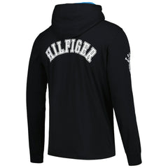 Carolina Panthers Tommy Hilfiger Morgan Long Sleeve Hoodie T-Shirt - Black cheap