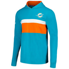 Miami Dolphins Tommy Hilfiger Morgan Long Sleeve Hoodie T-Shirt - Aqua outlet