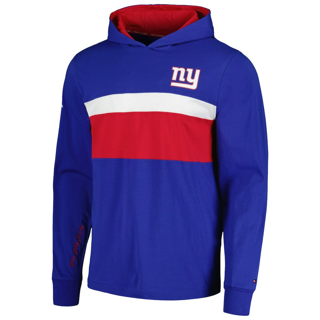 New York Giants Tommy Hilfiger Morgan Long Sleeve Hoodie T-Shirt - Royal online