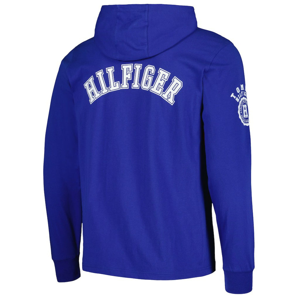New York Giants Tommy Hilfiger Morgan Long Sleeve Hoodie T-Shirt - Royal online