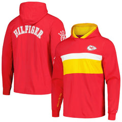 Kansas City Chiefs Tommy Hilfiger Morgan Long Sleeve Hoodie T-Shirt - Red sale